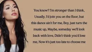 Ariana Grande - bye (lyrics)
