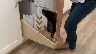Base Cabinet with Tray Divider Pullout