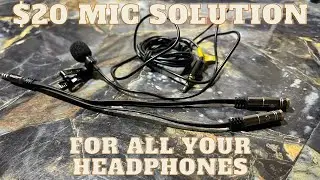 Add a microphone for all your headphones and IEMS for $20