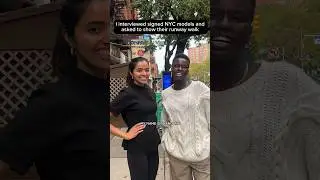 Modeling tips & runway walk of signed NYC MODELS (pt 1) #modelingtips #modelingagency #raisinsaini