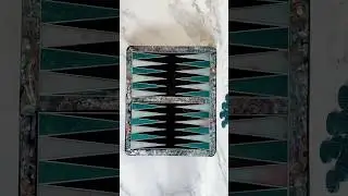 Custom Backgammon Board #art #resin #howto #resincrafts #games #backgammon