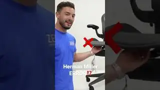 Herman Miller made a huge ERROR!? #hermanmiller #aeron #usedhermanmilleraeron