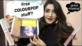 HOW TO ORDER FROM COLOURPOP IN PAKISTAN + HAUL | Free Makeup? | Khadeja