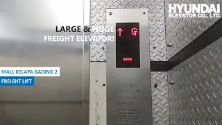 Large Old Hyundai Elevator at Mall Kelapa Gading 2, Jakarta