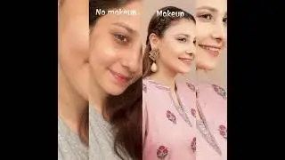 Pakistani actress without makeup vs with makeup#Short#
