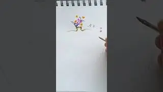 Valentine's Day| Heart| Flowers on Heart| Beautiful Heart Flowers Ring Drawing | Easy Heart Drawing