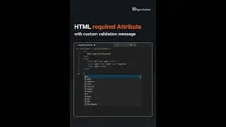 HTML required Attribute with Custom Validation Message