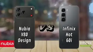 Nubia V80 Design vs Infinix Hot 60i, Nubia V80 Design, Infinix Hot 60i vs Nubia V80 Design
