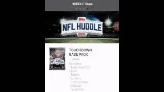 Topps Huddle pack opening #1 🏈