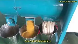 Corn Grits Making Machine: From Kernel to Grits!