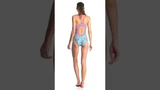 Speedo Women's Flipturns Printed Propel Back One Piece Swimsuit | SwimOutlet.com