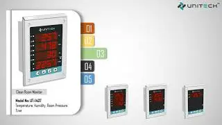Clean Room Temperature - Humidity - Differential Pressure Monitor