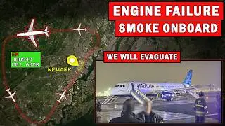 Jetblue EVACUATING ON RUNWAY | Newark Closed for 1 Hour!