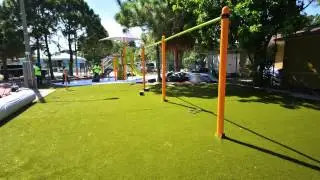 Playground Grass Installation Timelapse
