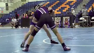 120lb Brandon Cynar pins opponent from Deep Creek High School