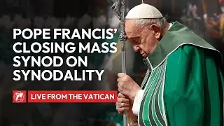 LIVE from the Vatican | Pope Francis' Holy Mass Closing Synod on Synodality | October 27th, 2024