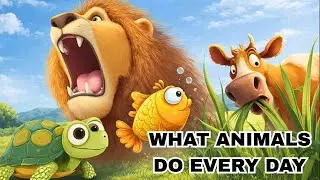 What Animals Do Every Day (Learn English Slow Speaking)