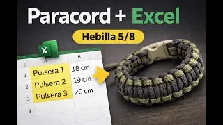 Design a Cobra Knot bracelet with a 5/8