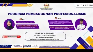 PROGRAM PEMBANGUNAN PROFESIONALISME BILANGAN 1 & 2  | 23 JANUARI 2026 | PERPUSTAKAAN NEGARA MALAYSIA