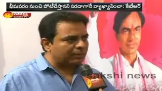 Telangana IT Minister KTR Speaks about GHMC Polls - Sakshi Exclusive