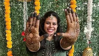 Divya's Mehndi Ceremony.