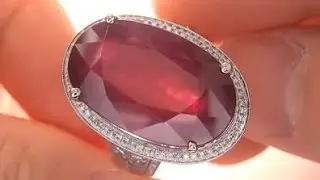 Collectors Item GIA CERTIFIED Unheated Burma Pigeon Blood Ruby Auctioned on eBay SEE VIDEO