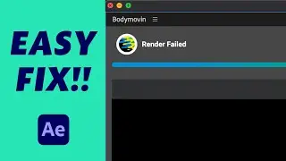 Bodymovin Render Failed SOLVED 2026 | How to Fix in After Effects