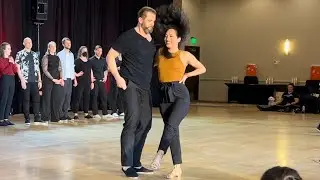 2nd Place West Coast Swing Improv Advanced J&J 