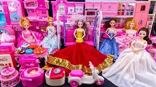 10 Minutes Satisfying with Unboxing Barbie Princess Swing & Furniture Play Set Review Toys  ASMR