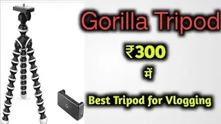 Tygot Gorilla Tripod 33 CM | Flexible Mobile & DSLR Stand | Best Mini Tripod for Vlogging & Reels