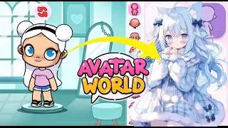 World of Avatar with Cinnamoroll  secret places, new fashion and adorable outfits #Avatarworld#pazu