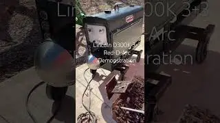Lincoln D300K 3+3 Red-D-Arc Demonstration #pipeliner #welding