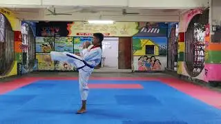 4th han wong worldwide open online poomsae championship 2024 || john aaron rodrigues | cadet || male