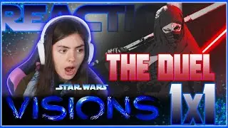 STAR WARS VISIONS REACTION! - The Duel! | 1x1 Star Wars Anime!!!