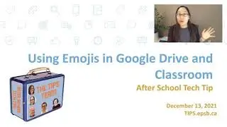 Using Emojis in Google Drive and Classroom