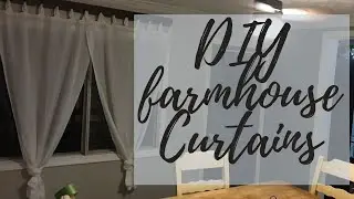 DIY Farmhouse Curtains