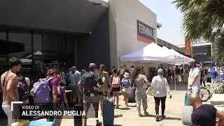 La commissione Trasporti all'aeroporto di Catania, i passeggeri: 