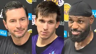 Lakers Practice Interview 2025-26 Season: Coach Redick, Austin, LeBron ahead of Home Game vs Jazz