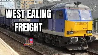 Freight Train Sightings Passing Through West Ealing Station