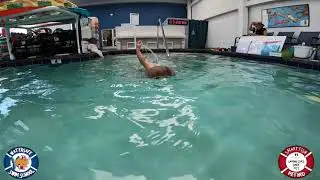 Two-year-old Pool Prodigy can swim Freestyle!