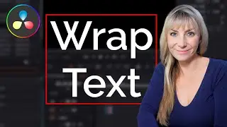 EASY Wrapped Text DaVinci Resolve 20