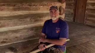 Walking Stick Project Using 19th Century Tools