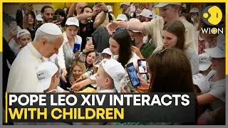 Pope's Unscripted Visits To See Children Attending Summer Camp | World News | WION