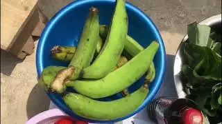 How to cook Plantain|Ampesi