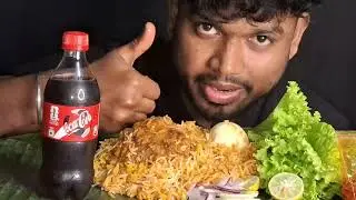 SPICY🥵 CHICKEN BIRIYANI 🍗WITH COLA COLA AND SALADS 😋🍋