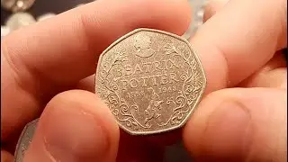 UK &pound;50 50P COIN HUNT #91 BOOK 2 - BEATRIX POTTER ANNIVERSARY!