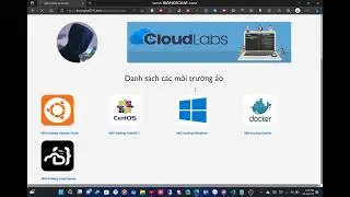 Demonstration Cloud VM Hands-On-Labs Environment in browser.