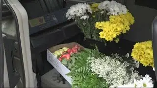 Flower shop brighten nursing home residents with a flower package