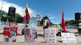 19th June, Tibetan protest in front of UN Geneva headquarter
