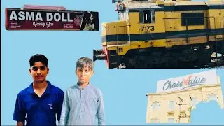 Railway station 🚉 Asma Doll saloon Chase value #trending #minivlog #vlog #viralvideo 